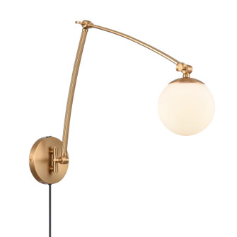 Caroline One Light Wall Sconce in Brushed Gold (45|89675/1)