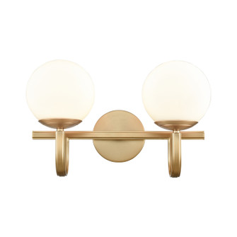 Caroline Two Light Vanity in Brushed Gold (45|89671/2)