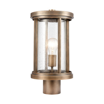 Brison One Light Outdoor Post Mount in Vintage Brass (45|89396/1)