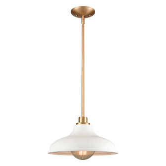 Grenville One Light Pendant in Brushed Gold (45|89334/1)