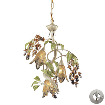 Huarco Three Light Chandelier in Sage Green (45|86051-LA)