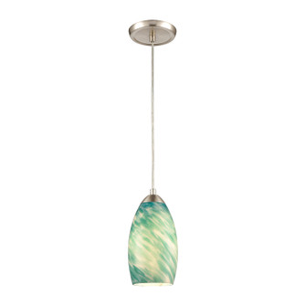 Evening Sky One Light Mini Pendant in Satin Nickel (45|85281/1)