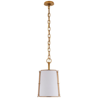 Hastings One Light Pendant in Hand-Rubbed Antique Brass (268|S 5645HAB-WHT)