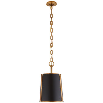 Hastings One Light Pendant in Hand-Rubbed Antique Brass (268|S 5645HAB-BLK)