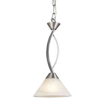 Elysburg One Light Mini Pendant in Satin Nickel (45|7634/1)