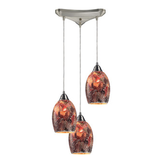 Avalon Three Light Pendant in Satin Nickel (45|73031-3)