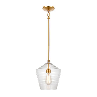 Konis One Light Mini Pendant in Satin Brass (45|69255/1)