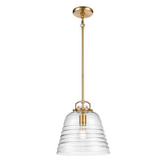 Current One Light Pendant in Satin Brass (45|67886/1)
