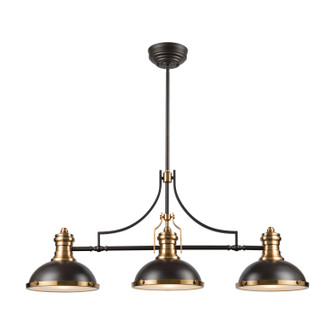 Chadwick Three Light Linear Chandelier in Oil Rubbed Bronze (45|67217-3)