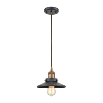 English Pub One Light Mini Pendant in Antique Brass (45|67184/1)