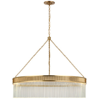 Menil LED Chandelier in Soft Brass (268|S 5172SB-CG)