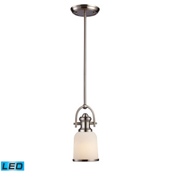 Brooksdale LED Mini Pendant in Satin Nickel (45|66161-1-LED)