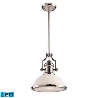 Chadwick LED Pendant in Polished Nickel (45|66113-1-LED)