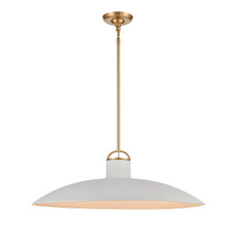 Surf One Light Pendant in Textured White (45|63136/1)