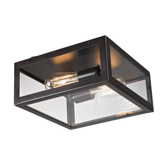 Parameters Two Light Flush Mount in Bronze (45|63021-2)