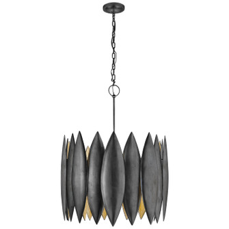 Hatton Four Light Chandelier in Aged Iron (268|S 5048AI)