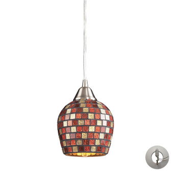 Fusion One Light Mini Pendant in Satin Nickel (45|528-1MLT-LA)