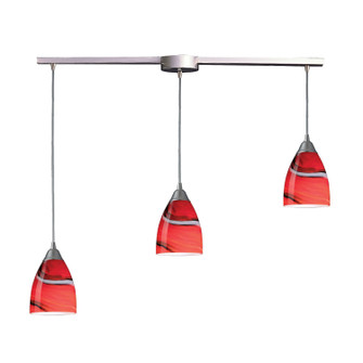 Pierra Three Light Pendant in Satin Nickel (45|527-3L-CY)