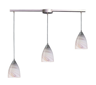 Pierra Three Light Pendant in Satin Nickel (45|527-3L-CR)