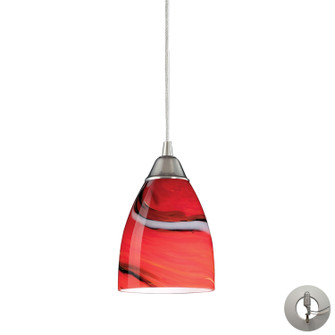 Pierra One Light Mini Pendant in Satin Nickel (45|527-1CY-LA)