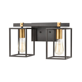 Cloe Two Light Vanity in Matte Black (45|46631/2)