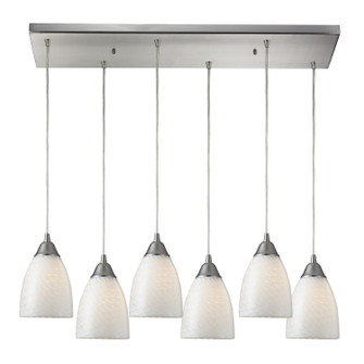 Arco Baleno Six Light Pendant in Satin Nickel (45|416-6RC-WS)