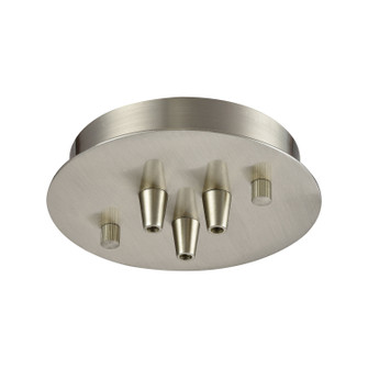 Pendant Options Three Light Canopy in Satin Nickel (45|3SR-SN)