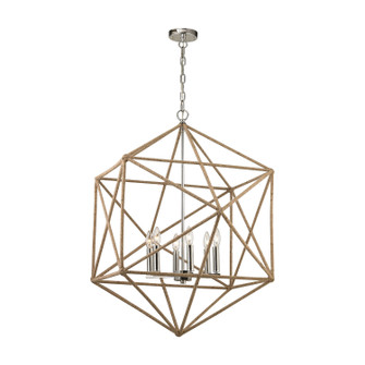 Exitor Six Light Chandelier in Polished Nickel (45|31586/6)