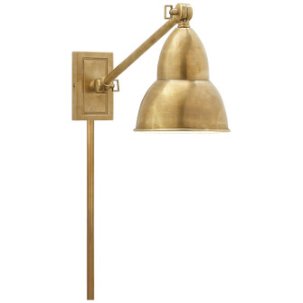 French Library2 LED Wall Sconce in Hand-Rubbed Antique Brass (268|S 2601HAB)