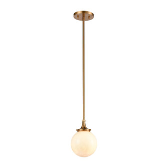 Beverly Hills One Light Mini Pendant in Satin Brass (45|30145/1)