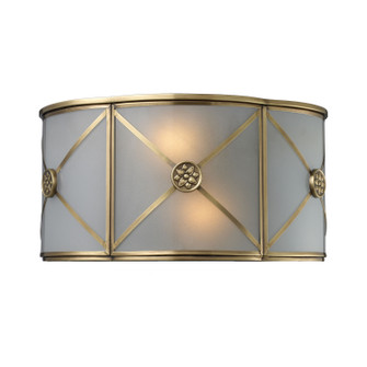 Preston Two Light Wall Sconce in Brushed Brass (45|22000/2)