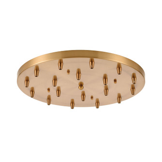 Pendant Options Pan Only, 18-Light Round in Satin Brass (45|18R-SB)