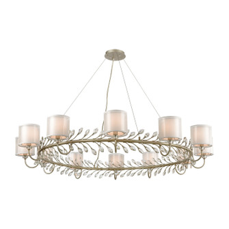 Asbury 12 Light Chandelier in Aged Silver (45|16287/12)