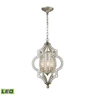 Gabrielle LED Chandelier in Aged Silver (45|16270/3-LED)