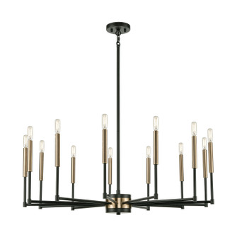 Livingston 13 Light Chandelier in Matte Black (45|15279/13)