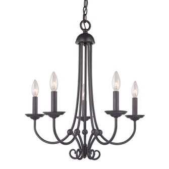 Williamsport Five Light Chandelier in Oil Rubbed Bronze (45|1505CH/10)