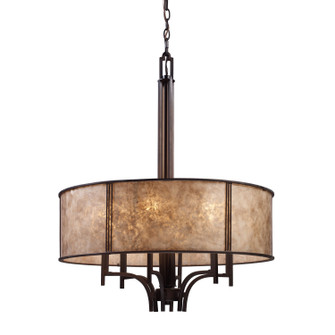 Barringer Six Light Chandelier in Aged Bronze (45|15034/6)