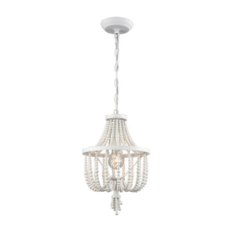 Virgin Queen One Light Mini Pendant in White (45|1122-062)