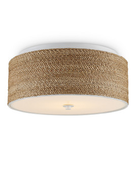 Coulton Rope LED Flush Mount in Natural/White (142|9999-0057)
