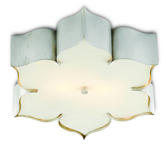 Grand Two Light Flush Mount in Contemporary Silver Leaf (142|9999-0042)