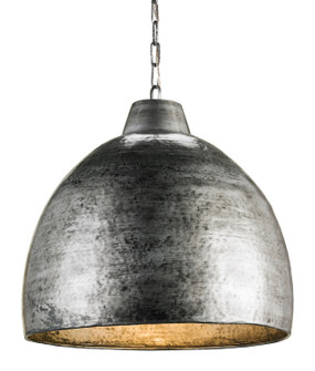 Earthshine One Light Pendant in Blackened Steel (142|9782)