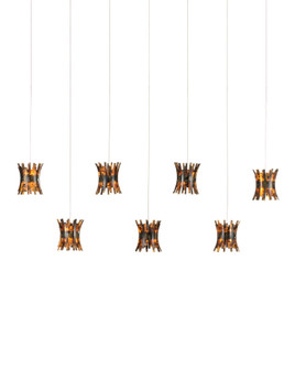 Alsop Collection Seven Light Pendant in Brown/Black/Natural (142|9000-1073)