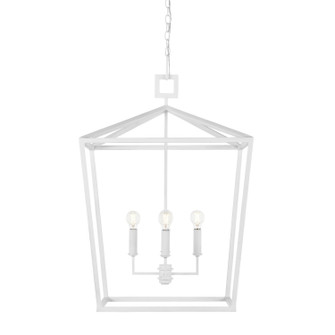 Denison Five Light Chandelier in Gesso White (142|9000-0977)