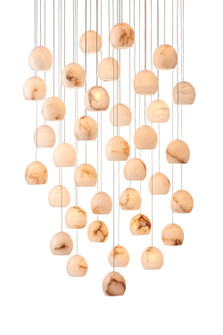 Lazio 36 Light Pendant in White/Silver (142|9000-0901)