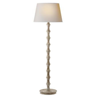 Bamboo One Light Floor Lamp in Belgian White (268|S 111BW-L)