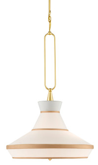 Perth Two Light Pendant in Gold Leaf/White (142|9000-0770)
