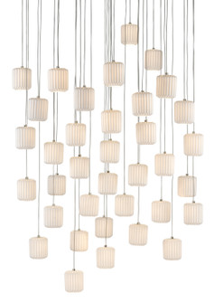 Dove 36 Light Pendant in White/Silver (142|9000-0715)