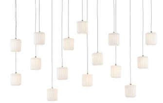 Dove 15 Light Pendant in White/Silver (142|9000-0713)