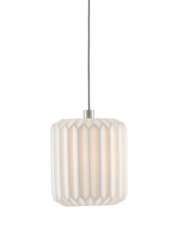 Dove One Light Pendant in White/Silver (142|9000-0709)