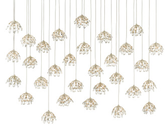 Crystal 30 Light Pendant in Crystal/ Contemporary Silver Leaf (142|9000-0672)